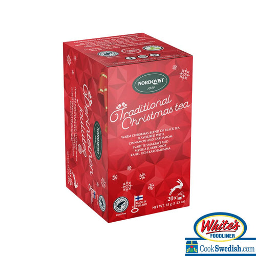 Nordqvist Traditional Christmas Black Tea, 20pc Box