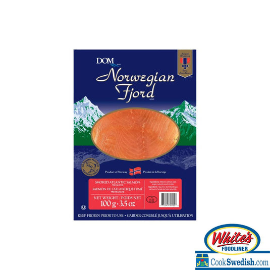 Norwegian Fjord Sliced Smoked Salmon, 3.5oz