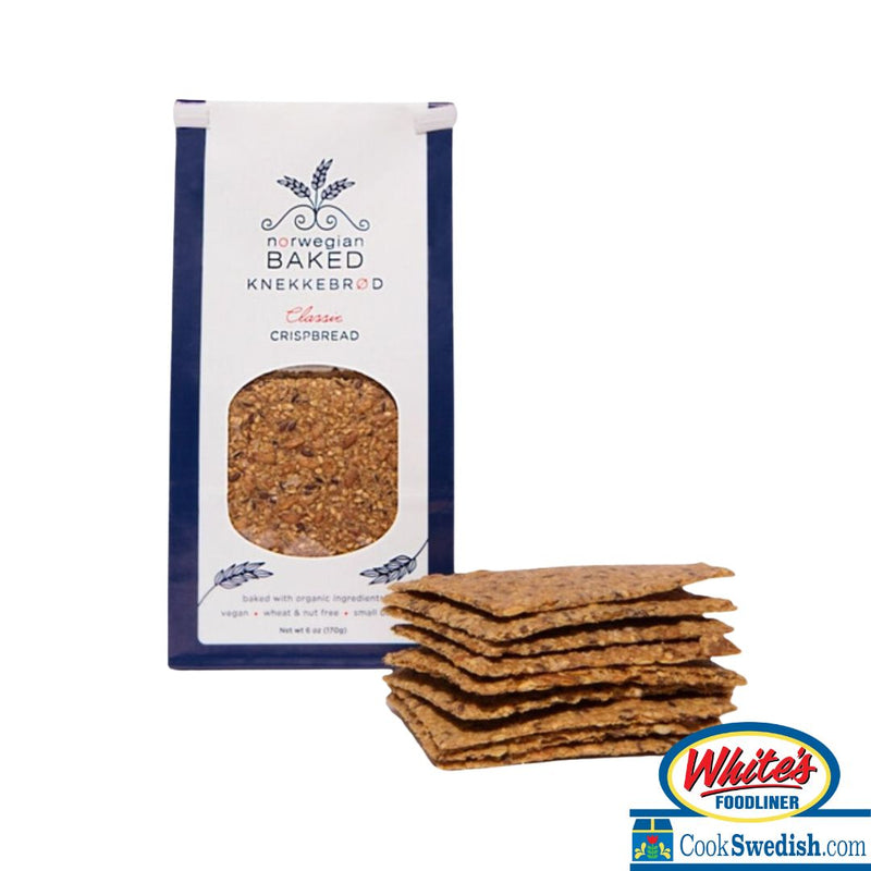 Load image into Gallery viewer, Norwegian Baked Knekkebrod (Crispbread), 6oz
