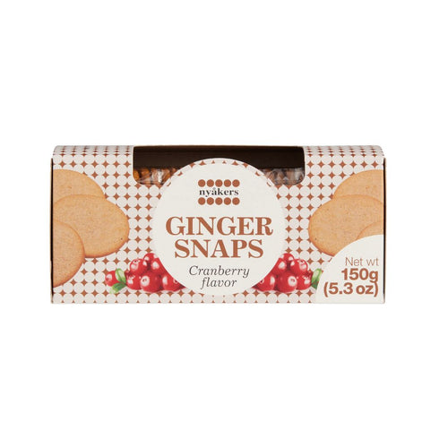 Nyakers Cranberry Ginger Snaps, 5.3oz