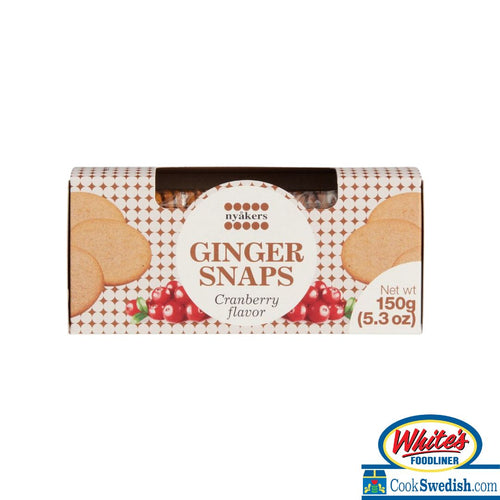 Nyakers Cranberry Ginger Snaps, 5.3oz