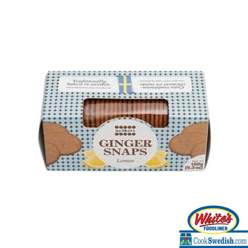 Nyakers Lemon Ginger Snaps, 5.3oz