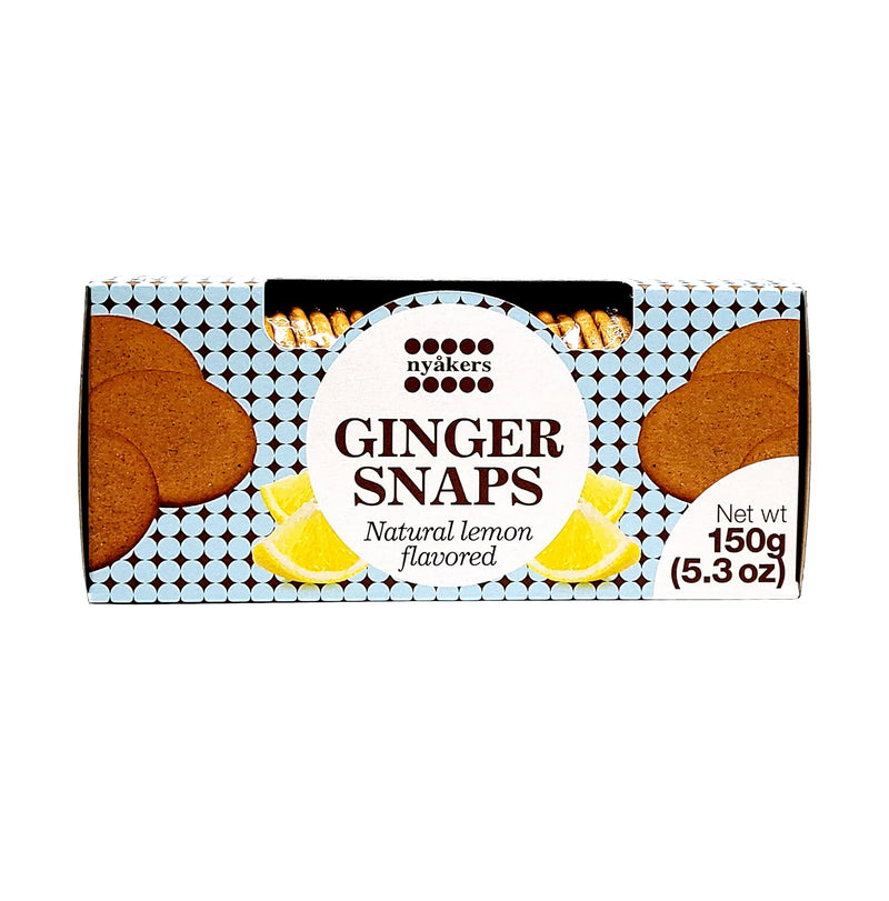 Load image into Gallery viewer, Nyakers Lemon Ginger Snaps, 5.3oz
