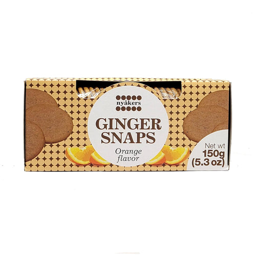 Nyakers Orange Ginger Snaps, 5.3oz