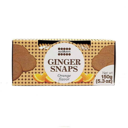 Nyakers Orange Ginger Snaps, 5.3oz