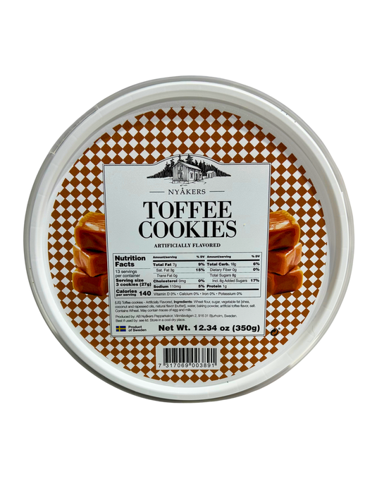 Nyakers Toffee Cookies, 12.34 oz