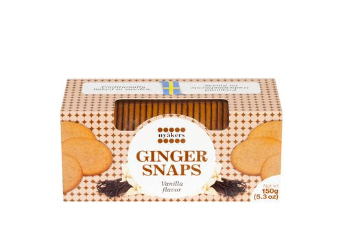 Nyakers Vanilla Ginger Snaps, 5.3oz