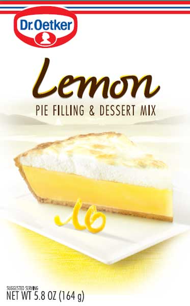 Dr. Oetker Lemon Pie Filling & Dessert Mix – 5.8 oz