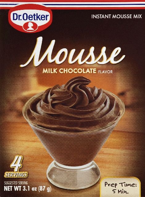 Dr. Oetker Milk Chocolate Mousse Mix – 3.1 oz
