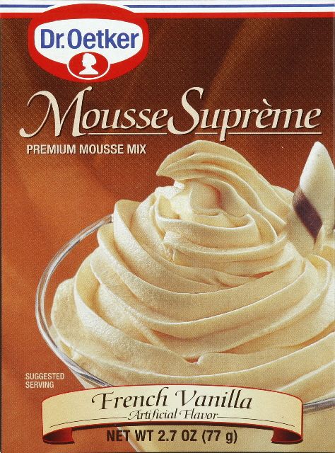 Dr. Oetker Mousse Suprême French Vanilla Premium Mousse Mix – 2.7 oz