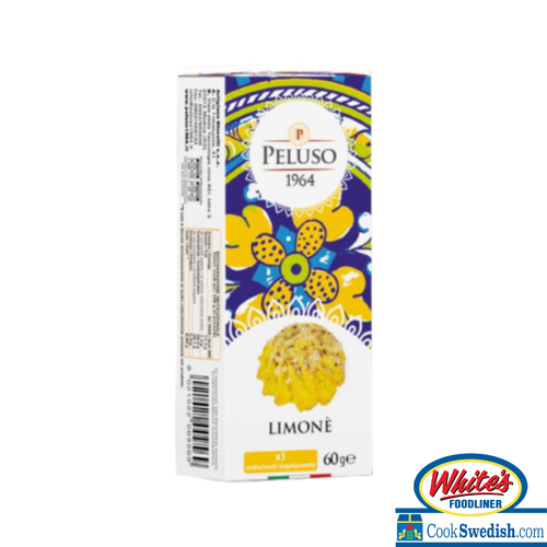 Peluso Limone – Almond Paste Cookies with Lemon Peel 2.12 oz.