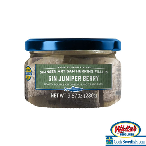 Skansen Gin Juniper Berry Artisan Herring Jar, 9.87oz