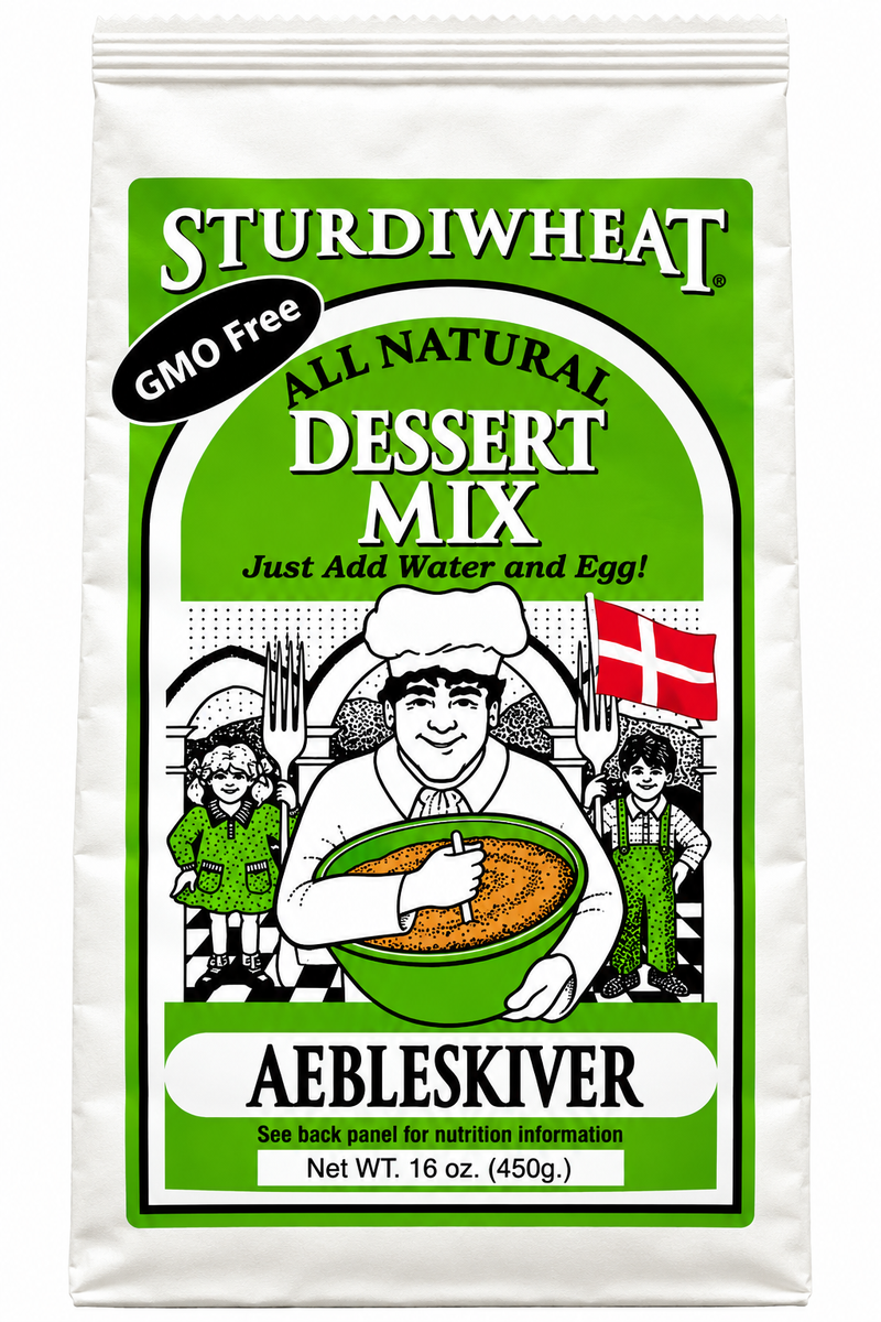 Load image into Gallery viewer, Sturdiwheat Baking Mixes – Swedish Pancakes, Bread, Aebleskiver &amp; More | Choose Your Flavor
