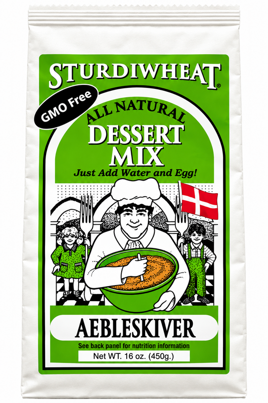 Sturdiwheat Baking Mixes – Swedish Pancakes, Bread, Aebleskiver & More | Choose Your Flavor