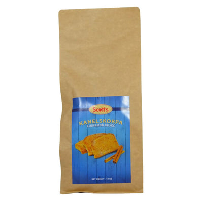Swedish Cinnamon Rusk Toast, 10oz