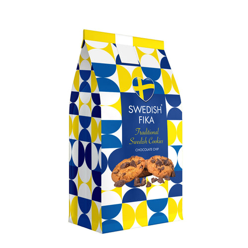 Swedish Fika Traditional Chocolate Chip Cookies Bag, 8.81oz
