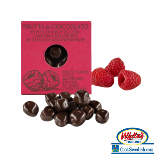 T’a Milano Dark Chocolate Covered Raspberry Pearls – 2.11 oz (60 g)