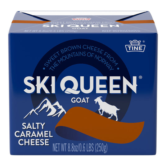 Tine Ski Queen Goat Cheese - Salty Caramel, 8.8oz