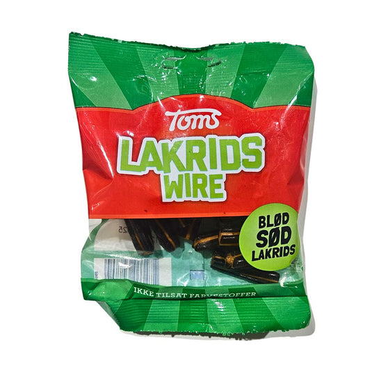 Toms Lakrids Wire (Sweet Licorice + Caramel), 2.82oz