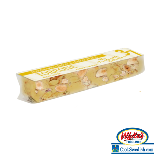 Trentasette Tender Torrone Bar with Limoncello & Lemon Peel – 3.53 oz