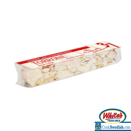 Trentasette Tender Torrone Bar with Strawberries – 3.53 oz