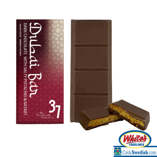 Trentasette Dubai-Style Dark Chocolate Bar with Salty Pistachio – 3.53 oz (100 g)