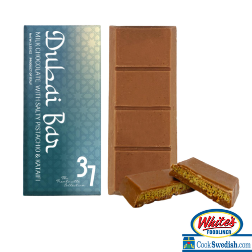 Trentasette Dubai-Style Milk Chocolate Bar with Salty Pistachio – 3.53 oz (100 g)