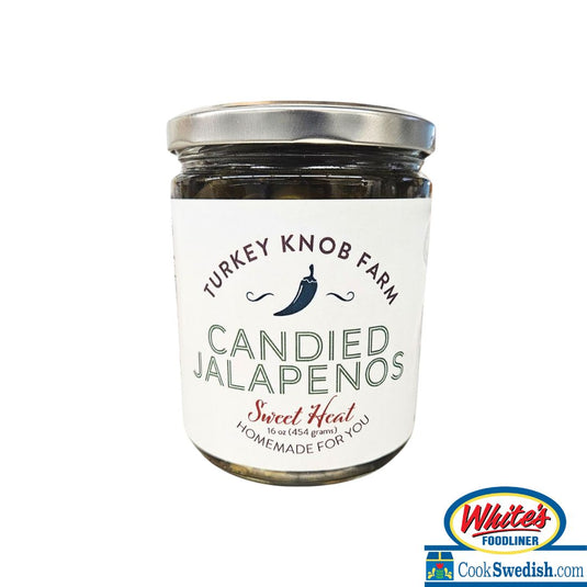Turkey Knob Farm Candied Jalapenos, 16oz