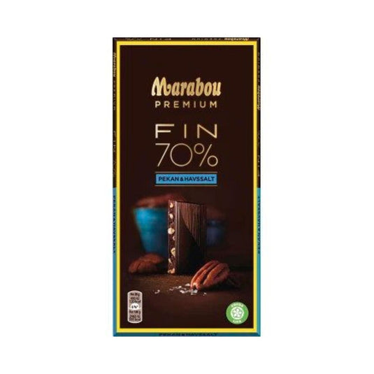 Marabou Premium Dark Chocolate Sea Salt Pecan, 3.5oz