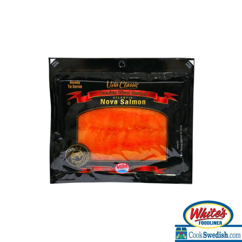 Vita Premium Sliced Smoked Nova Salmon, 4oz