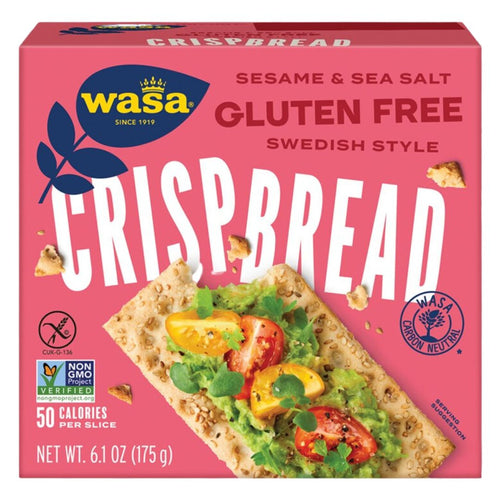 Wasa Gluten Free Sesame & Sea Salt Crispbread, 6.1oz