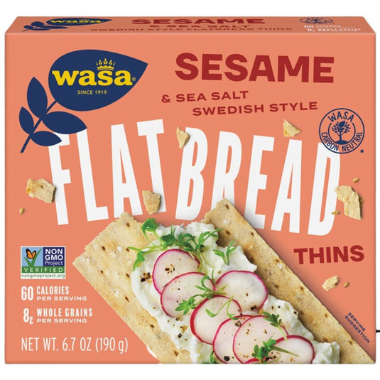 Wasa Sesame & Sea Salt Flatbread Thins, 6.7oz