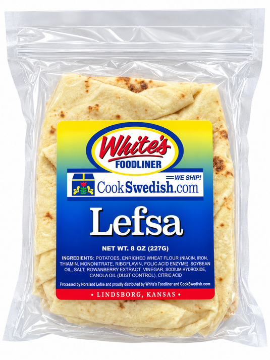 White's Foodliner Traditional Norwegian Potato Lefsa – 8 oz