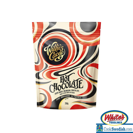 Willie's Cacao Hot Chocolate Cacao Powder Pouch, 8.8oz