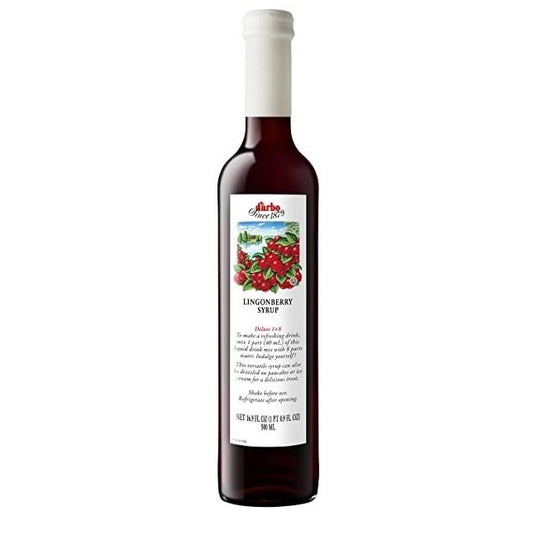 D'arbo Lingonberry Syrup, 16.9oz