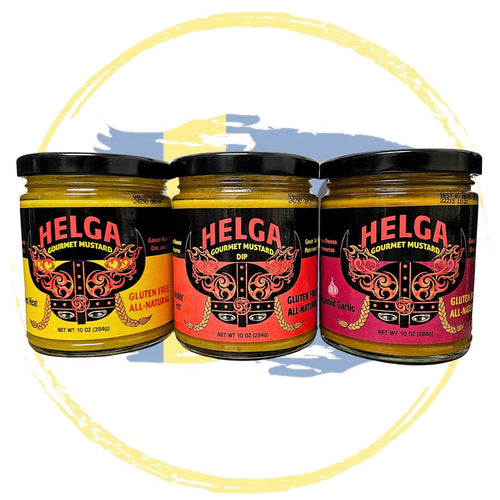 Helga Gourmet Mustard, 10oz