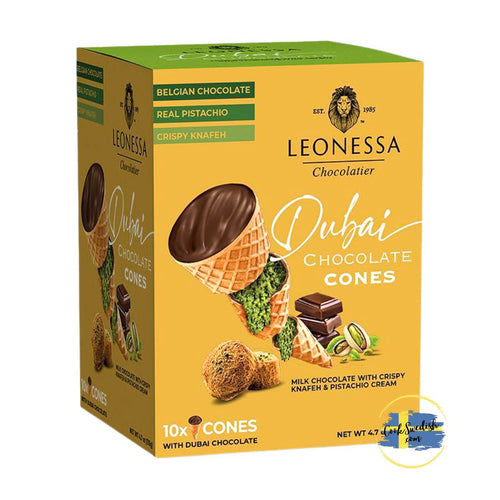 Leonessa Dubai Chocolate Cones, 4.7oz