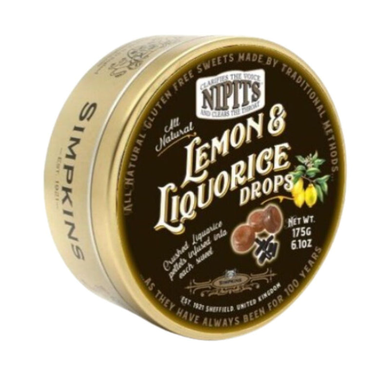 Load image into Gallery viewer, Simpkins Nipits Liquorice Drop Tins, 6.17oz
