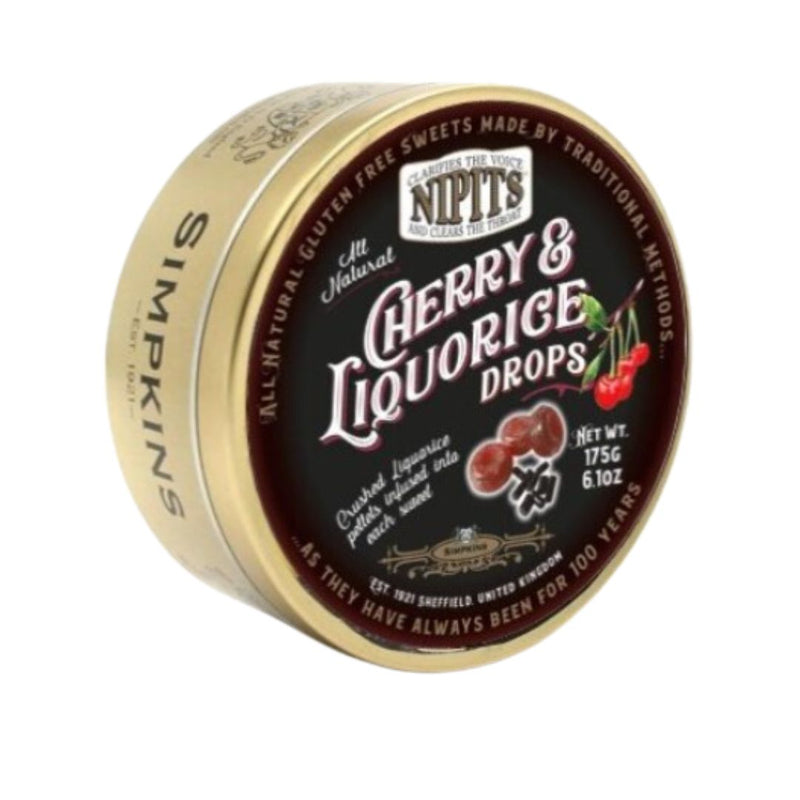 Load image into Gallery viewer, Simpkins Nipits Liquorice Drop Tins, 6.17oz
