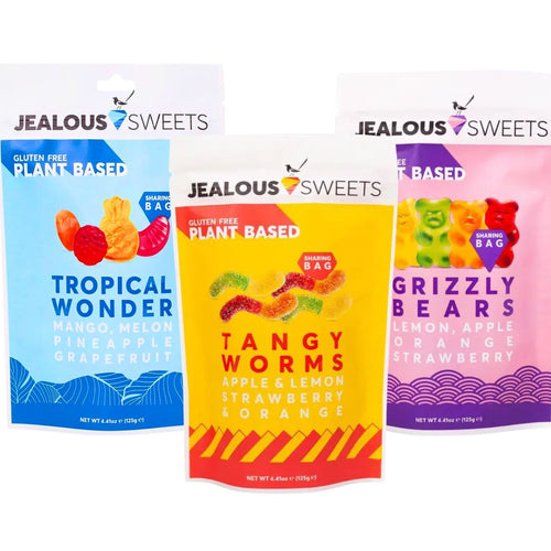 Jealous Sweets - Gluten Free, Plant Based Gummy Snacks, 4.4oz