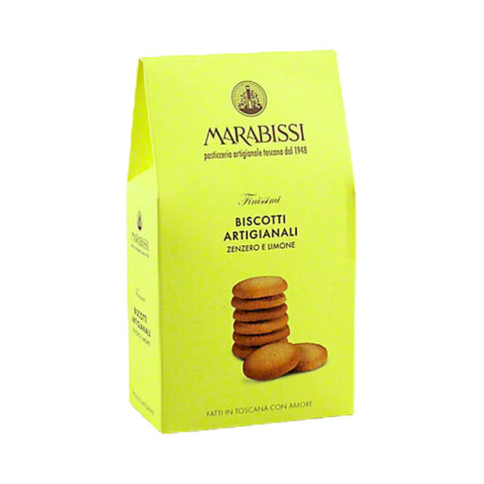 Marabissi Tuscan Ginger & Lemon Cookies in Yellow Box, 7.05oz