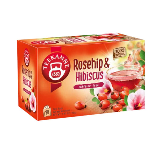 Teekanne Rosehip and Hibiscus Tea, 20 Teabags