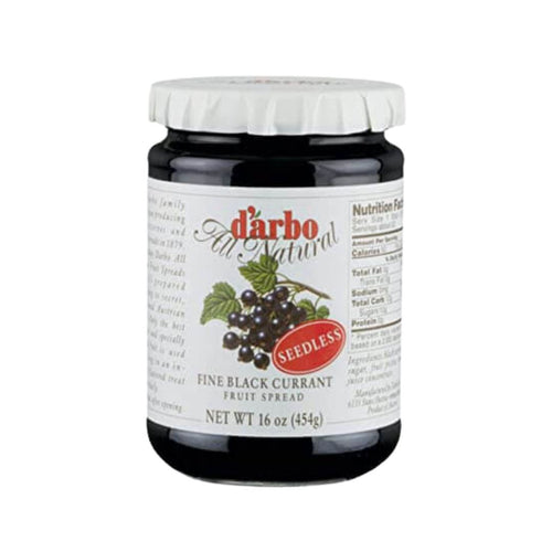 D'arbo Black Currant Fruit Spread, 16oz