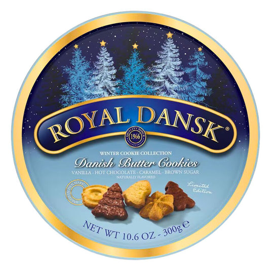 Royal Dansk Danish Butter Cookies - Winter Collection Tin, 10.6oz