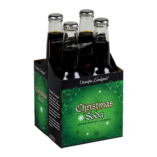 Grandpa Lundquist Christmas Soda, 4/Pk 12oz Bottles