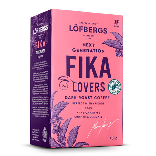Lofbergs Fika Dark Roast Ground Coffee, 15.87oz