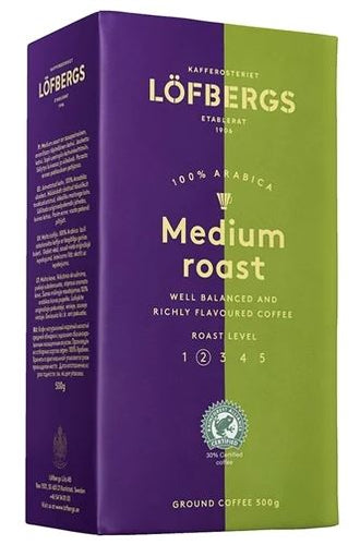 Lofbergs Medium Roast Ground Coffee, 17.63oz