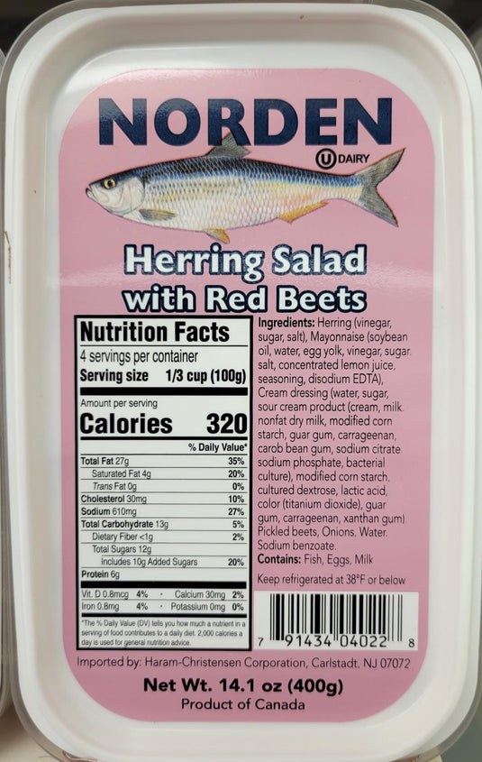 Norden Herring Salad with Red Beets, 14.1oz