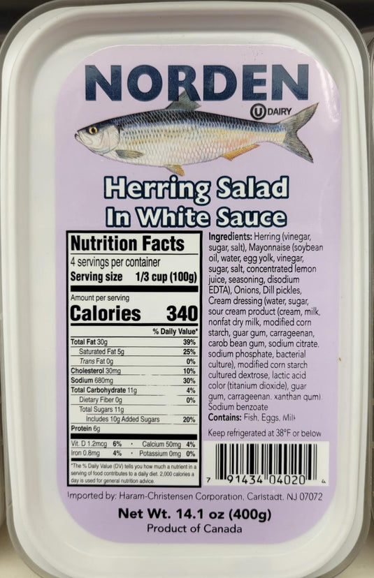 Norden Herring Salad in White Sauce, 14.1oz