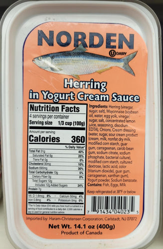 Norden Herring Salad in Yogurt Cream Sauce, 14.1oz